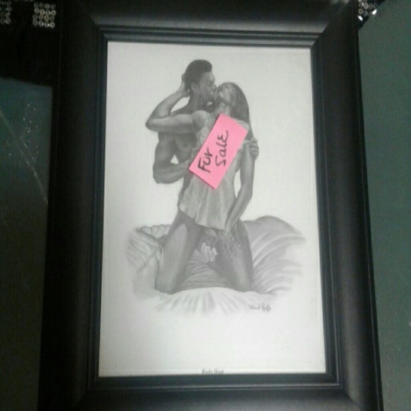 Artist Signed Other - 2 Framed Black Art Pictures